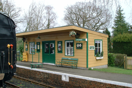 Isfield Station gift shop.