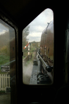 Driver's view from Leander.