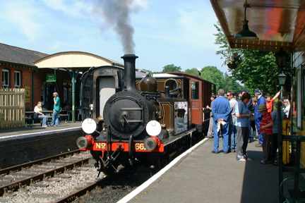 Martello at Isfield Station.